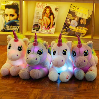 17" unicorn plush light toys for children