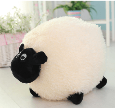 Lamb round ball plush toy