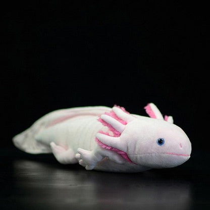 Realistic Yellow Axolotl Ambystoma Mexicanum Plush Toy