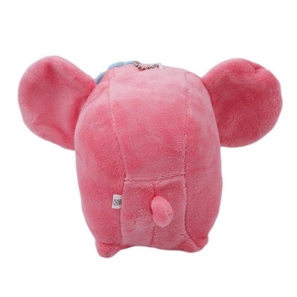 Jouet éléphant fleuri en peluche