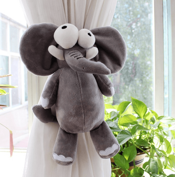 Cartoon squeaky elephant plush toy