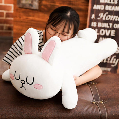 Cute Rabbit and Bear Plush Pillow