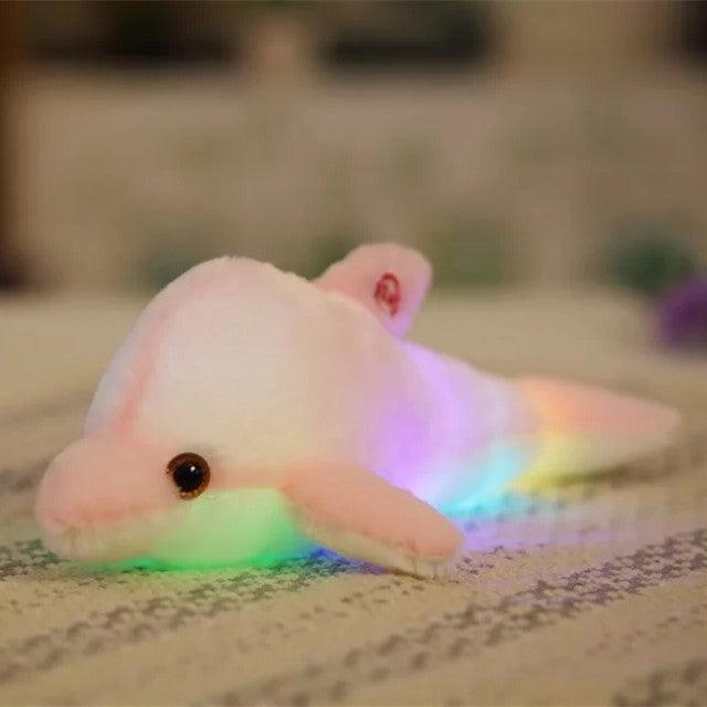 Luminous dolphin soft toys