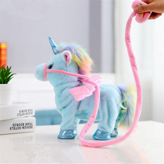 Peluche Licorne qui marche