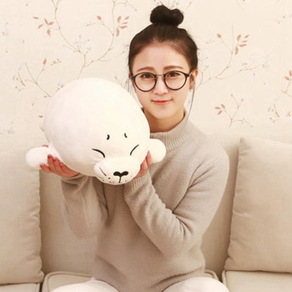 Plush seal pillow