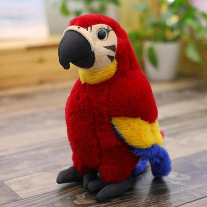Peluche Simulation Perroquet Macaw