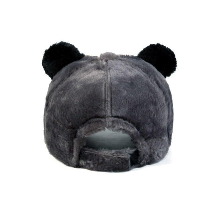 Plush panda hat