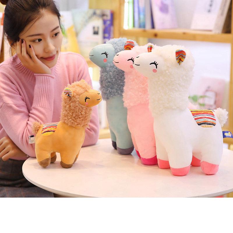 Jouet peluche poupée Alpaca Llama Animal Poupées Animales Rembourrées