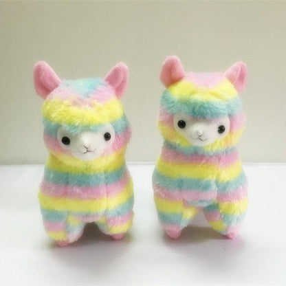 Rainbow Alpaca plush toy