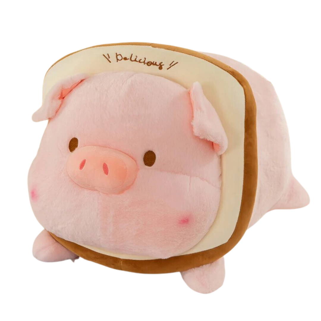 Peluche Kawaii Pig Toast