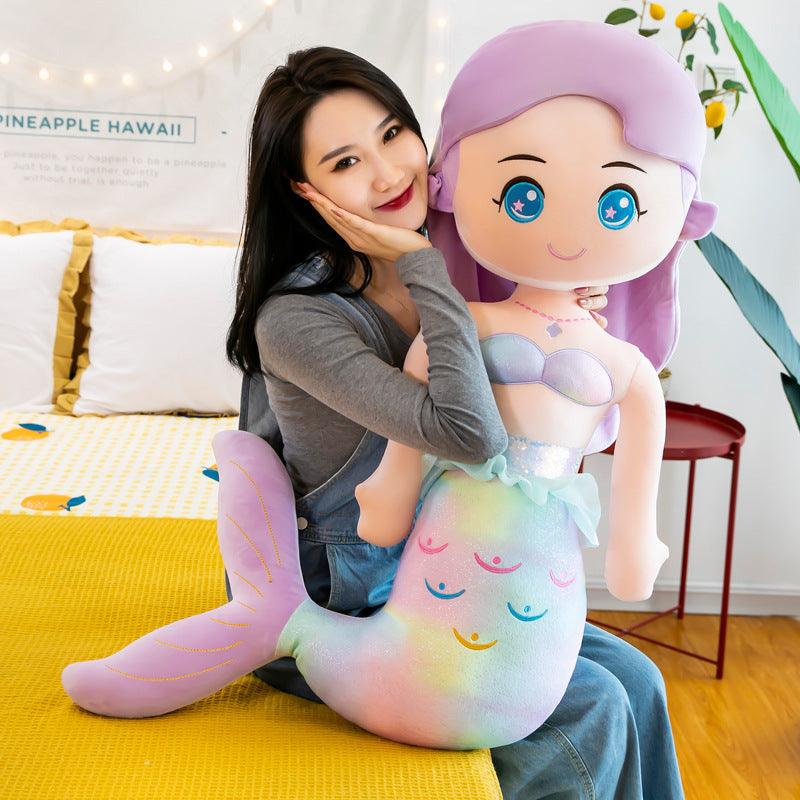 Colorful mermaid soft toys