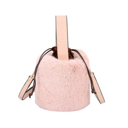 Sac en peluche à bandoulière pour femme