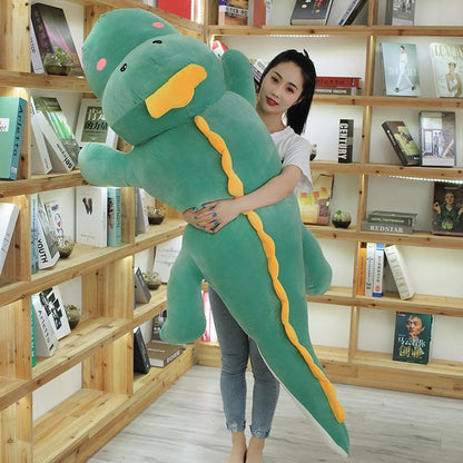 Plush dinosaur doll