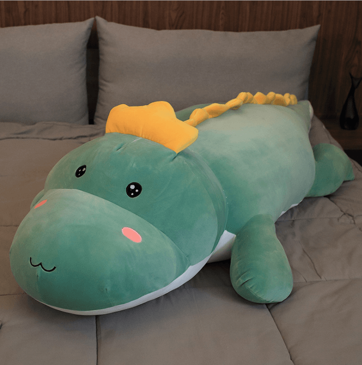 Plush dinosaur doll