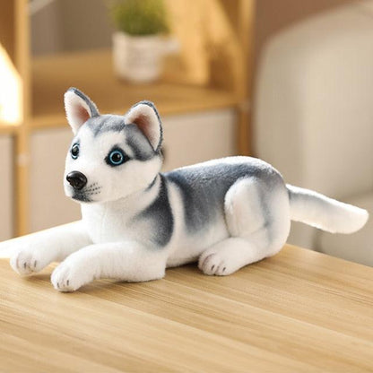 Animaux en peluche chien mignon et réaliste