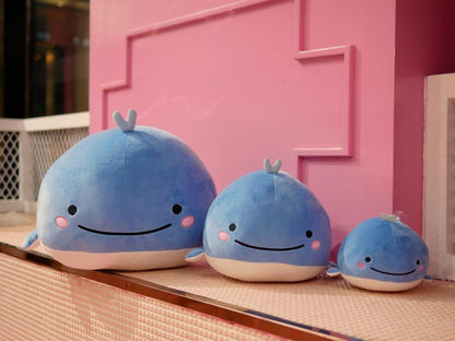 Cotton whale plush toy