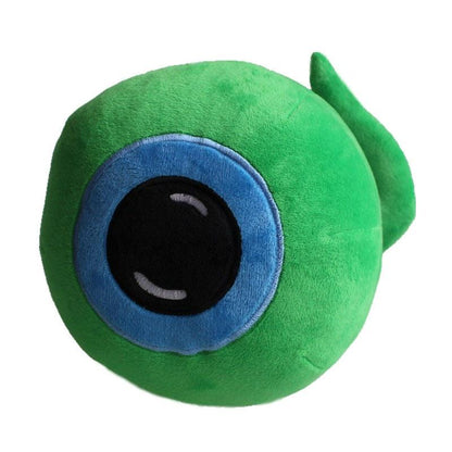 Peluche yeux verts