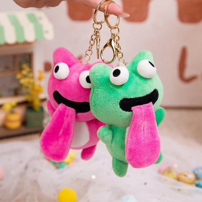 Magnetic Tongue Frog Keychain