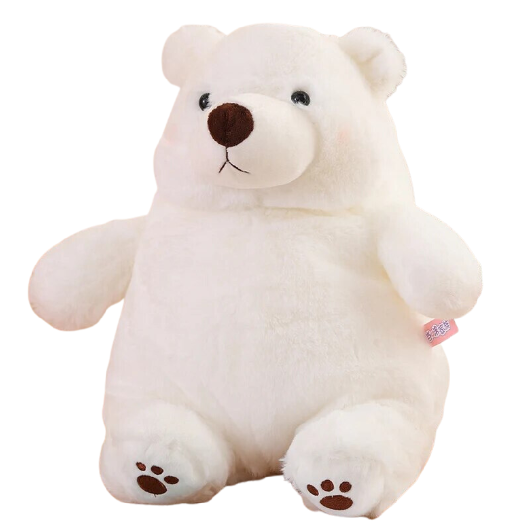 Peluche ours polaire joufflu