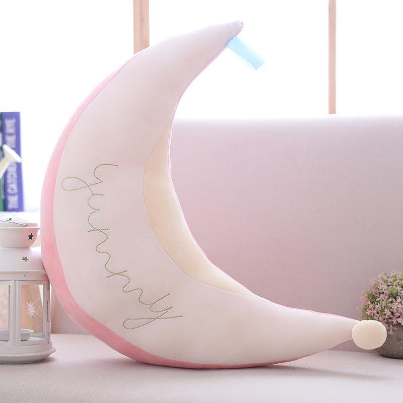 Crescent Moon Plush Pillow