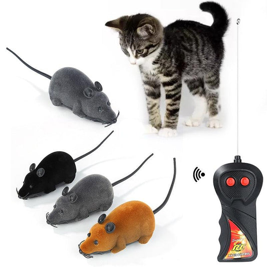 Jouet électronique sans fil télécommandé en peluche pour rat RC Mouse Toy