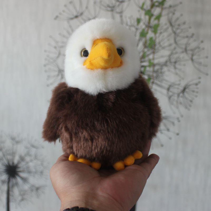 Peluche Petit Aigle Chauve Réaliste