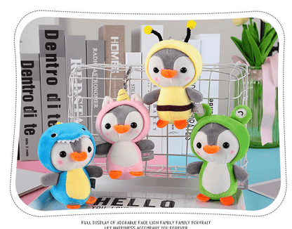 Penguin Cosplay Plush Keychain