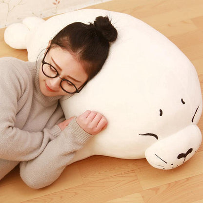 Plush seal pillow