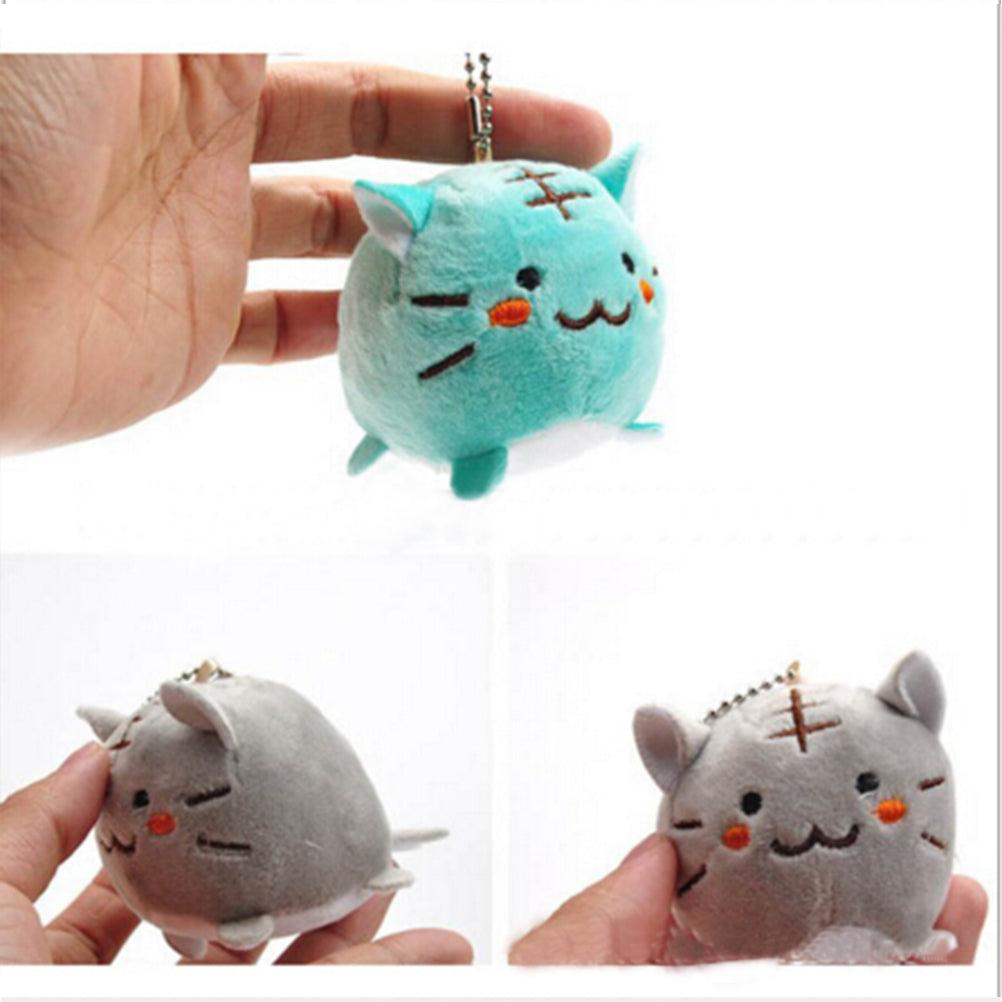 Plush little tabby cat plush pendant