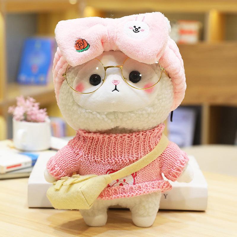 Plush Cho Kawaii Baby Sheep In Various Cute Outfits