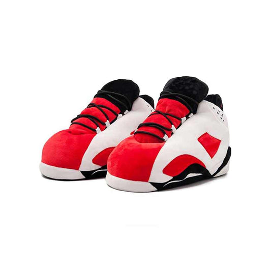 6 Infrared White  Sneakers Jordan Slippers - Peluche Center | Boutique Doudou & Peluches