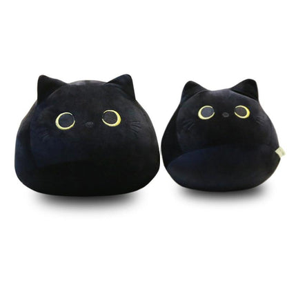 Peluche poupée chat noir créative