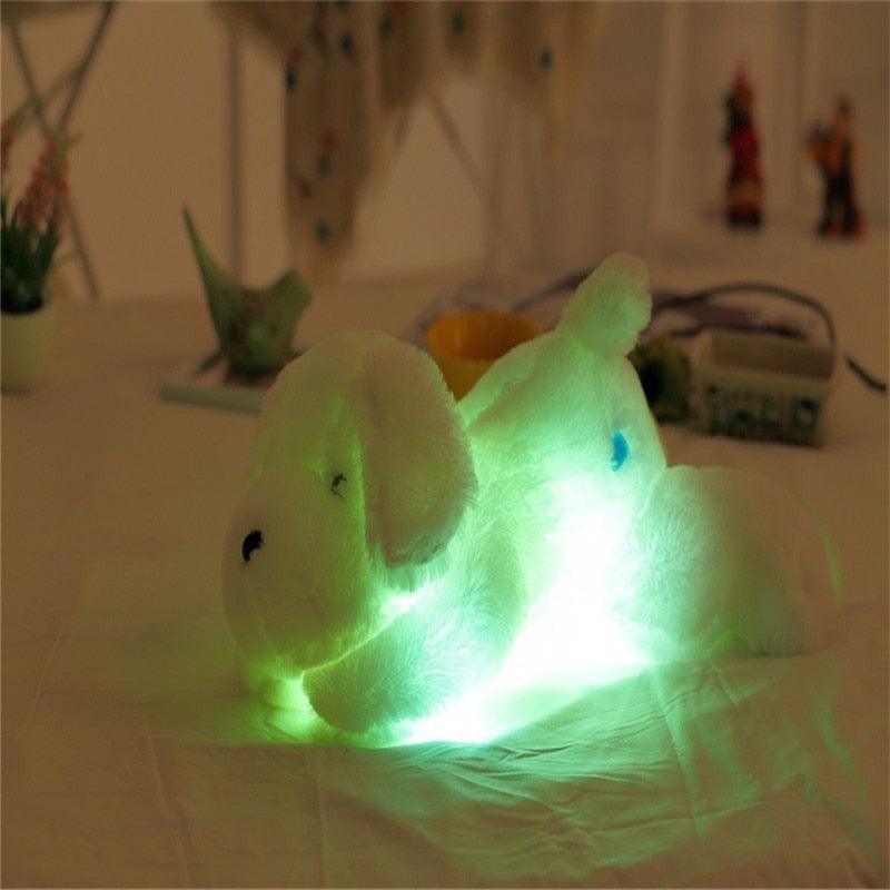 Ourson en peluche lumineux LED Animaux en peluche coussin coloré lumineux Cadeau de Noël pour les enfants