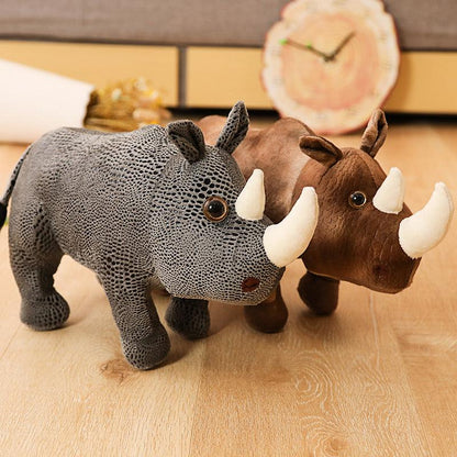 Peluches Rhinocéros réalistes