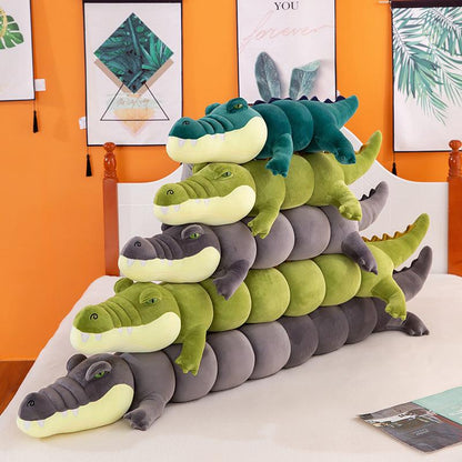 Simulation Crocodile Plush Pillow