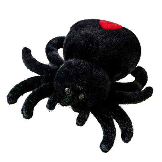 Peluche araignée sauteuse réaliste