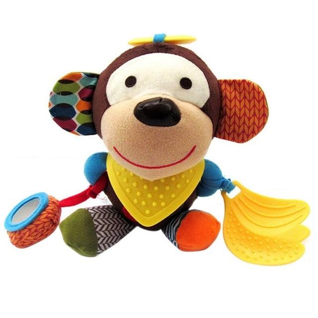 Hanging Stuffed Animals Rattles Teething Soothing Baby Toys