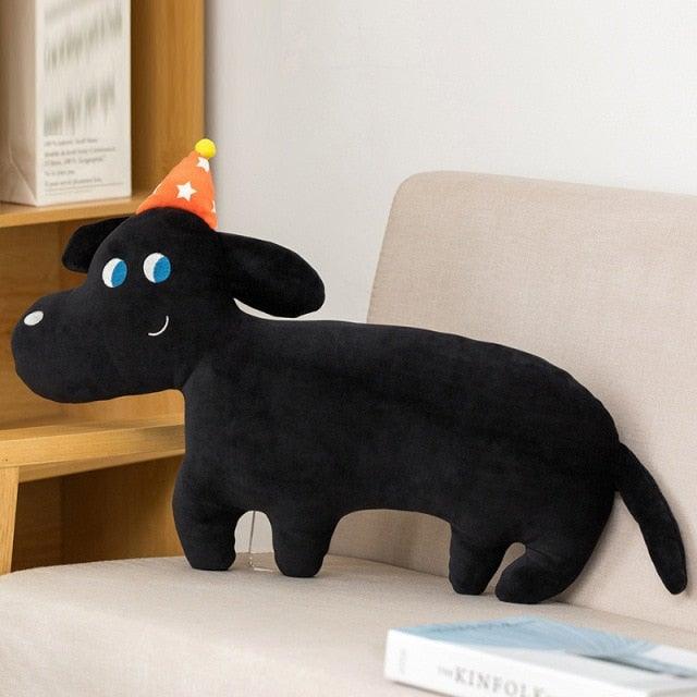 Plush pillow in the shape of cute and lively animals