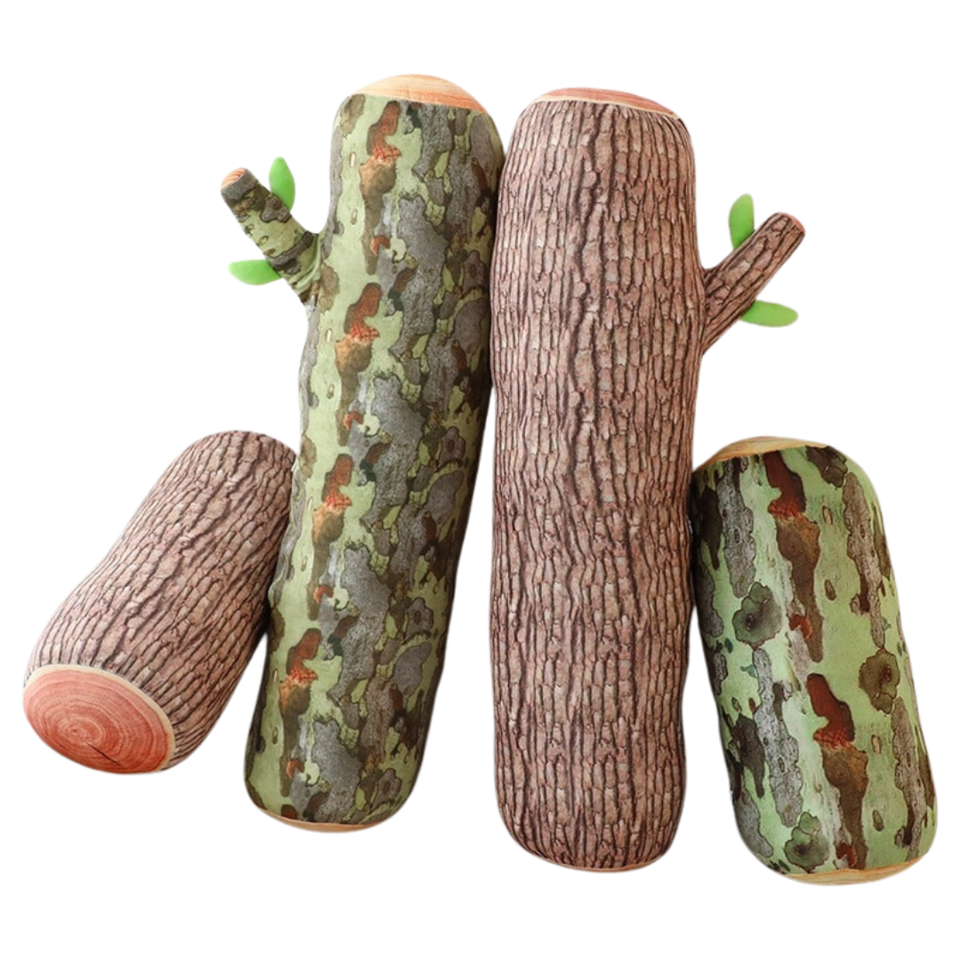 Oreiller en peluche Creative Tree Log