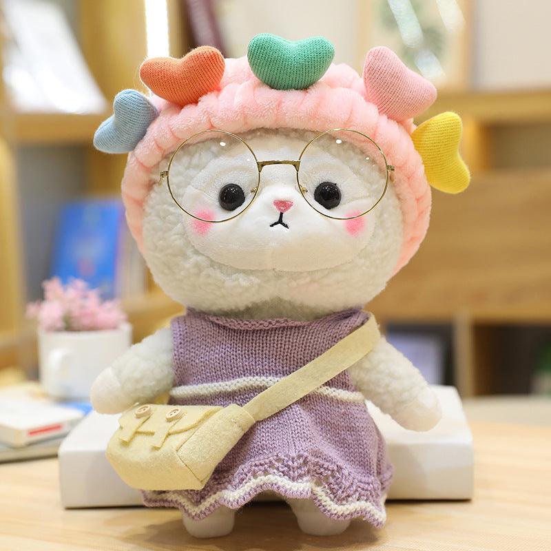 Plush Cho Kawaii Baby Sheep In Various Cute Outfits