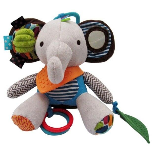 Hanging Stuffed Animals Rattles Teething Soothing Baby Toys