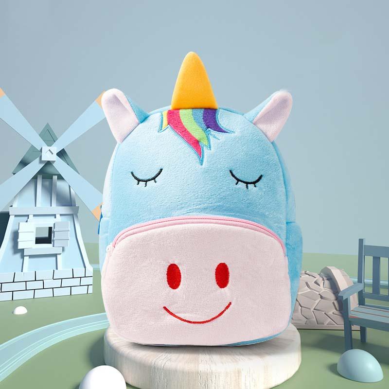 Plush backpack for children