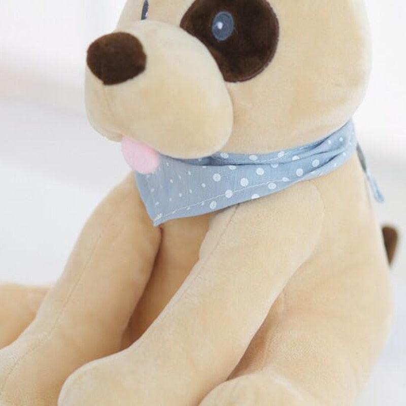 Electronic Peek a Boo dog plush toy 30cm