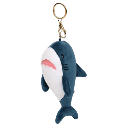 Porte-clés en peluche requin