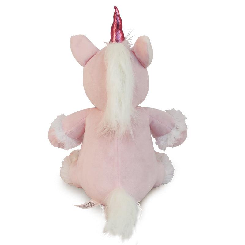 12" Soothing Pink Unicorn Plush Doll