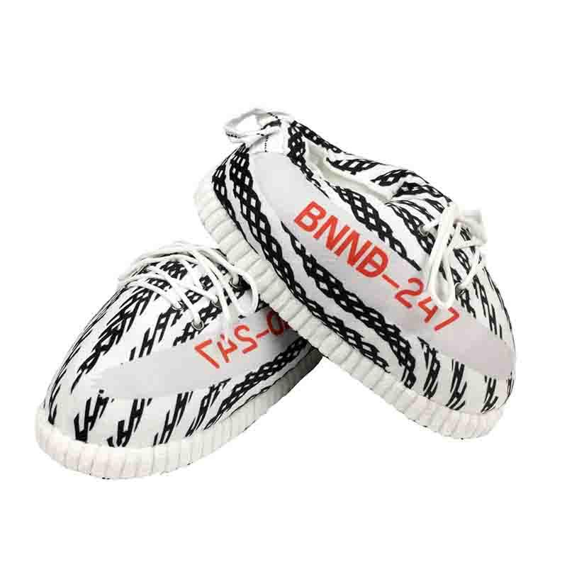 YZY Zebra Chausson Sneakers Ye*zy Slippers - Peluche Center | Boutique Doudou & Peluches