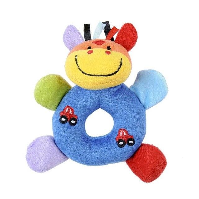 Hanging Stuffed Animals Rattles Teething Soothing Baby Toys