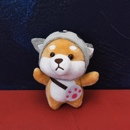 Super cute dog plush keychain