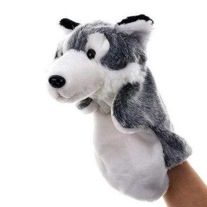 Cute Wolf Animal Plush Hand Puppet