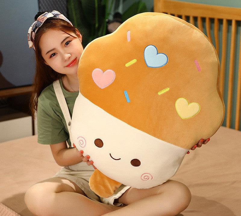 Ice cream plush toy Food plush toy